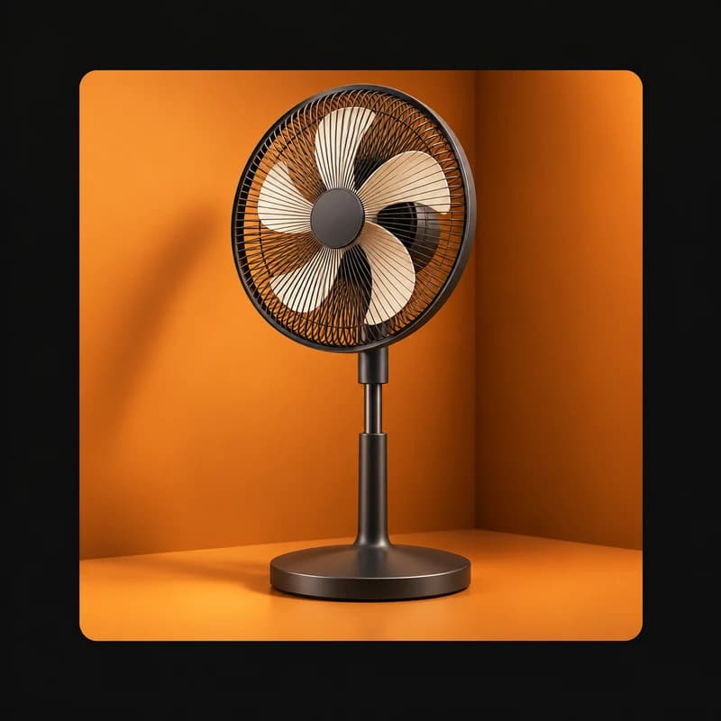 Illustrative example: pedestal fan in a product composition